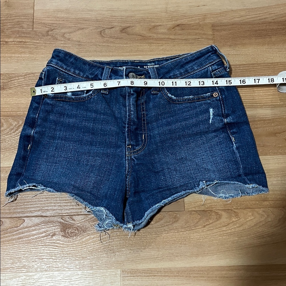 Old Navy Dark Blue Jean Shorts - Picture 3 of 6
